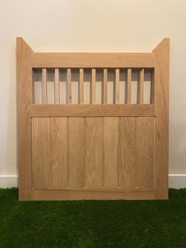 Solid oak garden gate - solid,