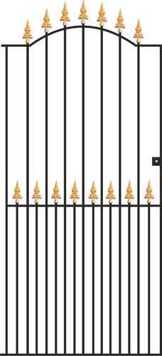 Metal gate garden gates - gate,