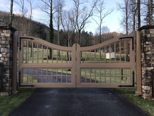 Driveway gate wrought - driveway,