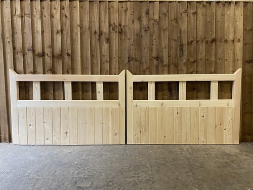 Wooden garden gates double - wooden,