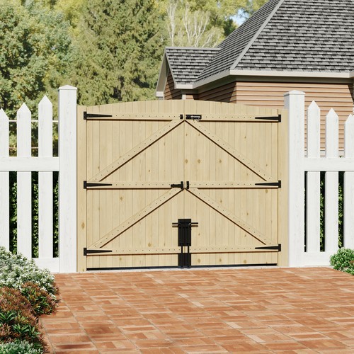 Double wooden gate 6ft - double,