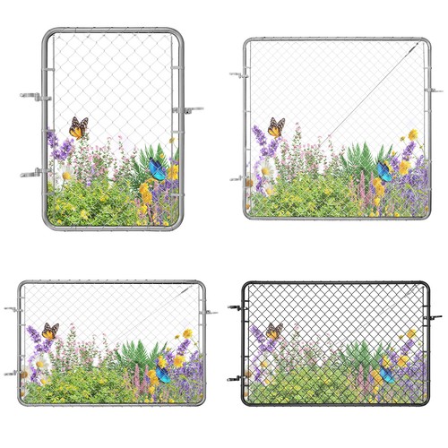 Chain link fence gate - fence,