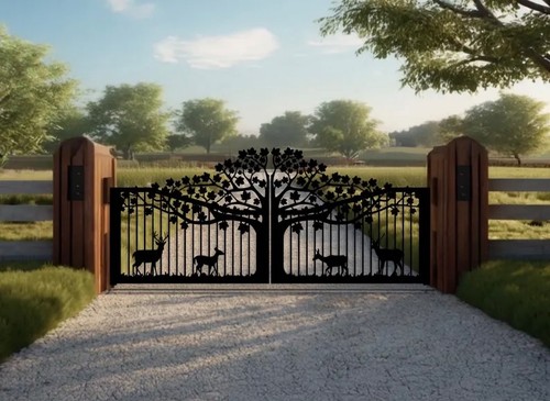 Bespoke garden driveway gates - bespoke,