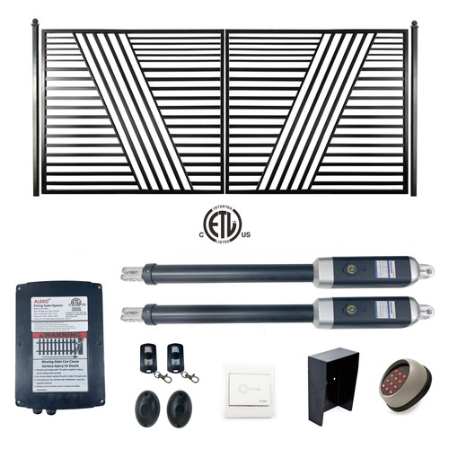 Aleko steel dual swing garden - aleko,