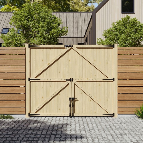 Wooden driveway gates heavy - driveway,