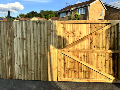 Wooden driveway gates garden - gates,,
