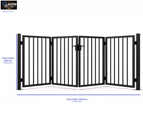 Gates metal gate - gate, garden