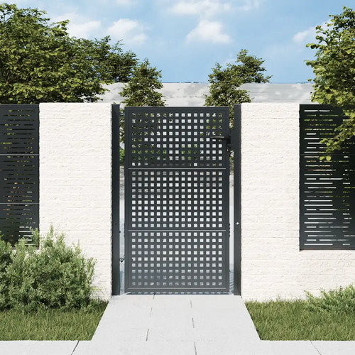 Vidaxl anthracite steel - steel, garden