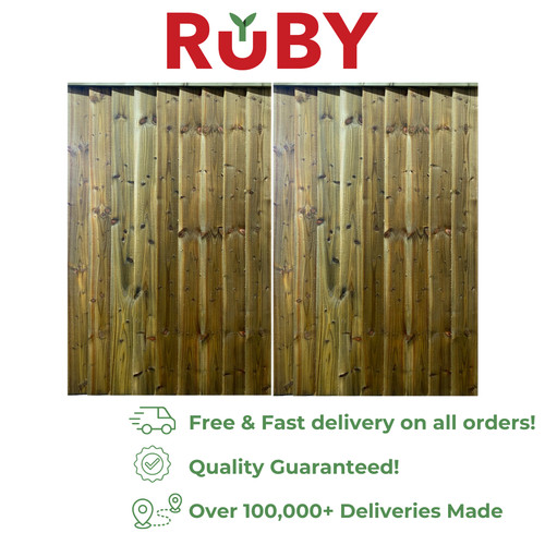 Pressure treated feather edge - treated,