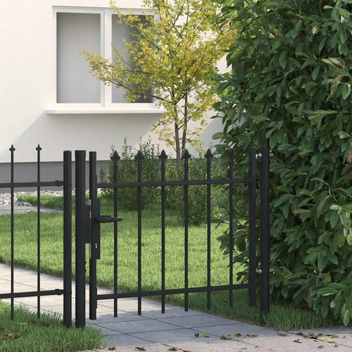 Vidaxl black boxtel steel - black,