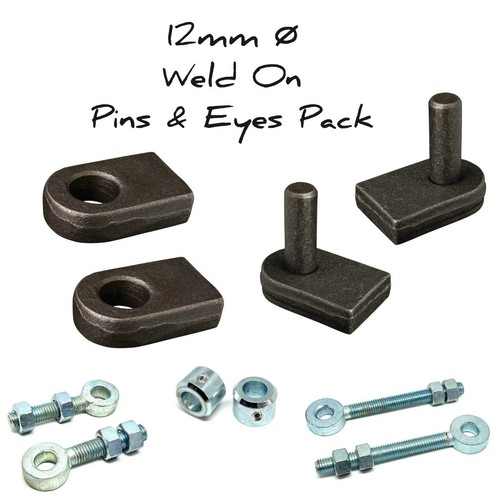 12mm gate hinge - 12mm, eye
